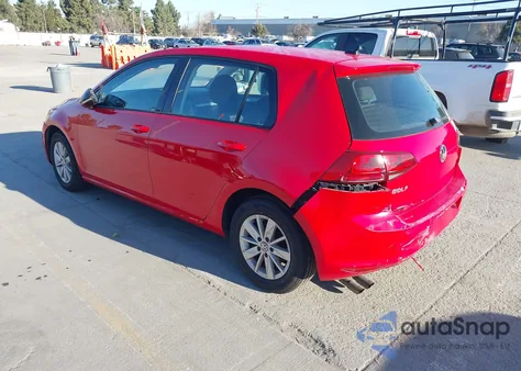 2017 Volkswagen Golf Tsi S 4-Door/Tsi Wolfsburg Edition 4-Door из США, поврежденный, VIN 3VW117AU3HM031261